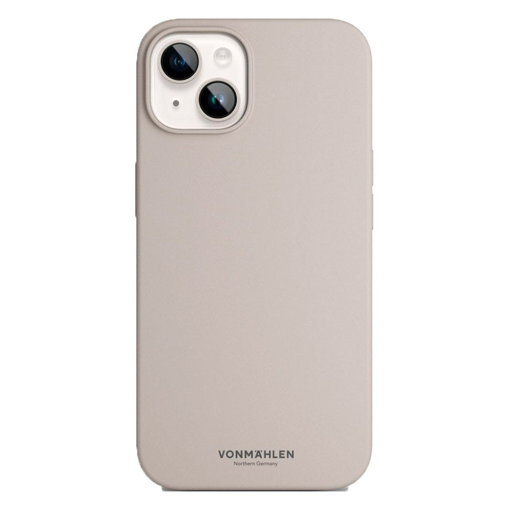 Vonmählen iPhone 13 Eco Silikone Bagside Cover - MagSafe Kompatibel - Beige