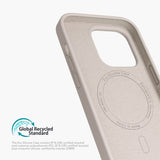 Vonmählen iPhone 14 Pro Eco Silikone Bagside Cover - MagSafe Kompatibel - Beige