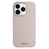 Vonmählen iPhone 14 Pro Eco Silikone Bagside Cover - MagSafe Kompatibel - Beige