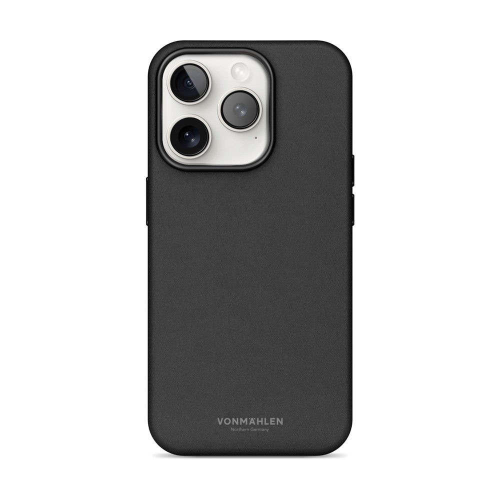 Vonmählen iPhone 16 Pro Max Like Leather Bagside Cover - MagSafe Kompatibel - Black