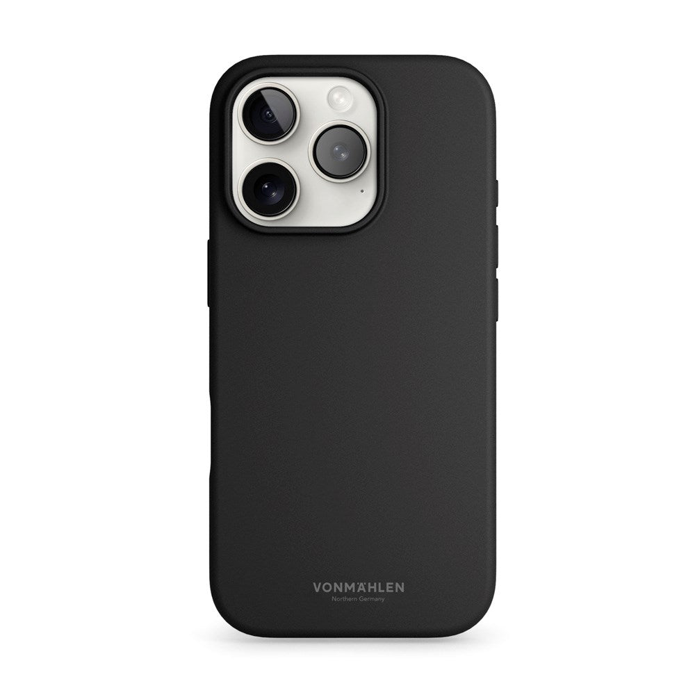 Vonmählen iPhone 16 Pro Max Eco Silikone Bagside Cover - MagSafe Kompatibel - Black