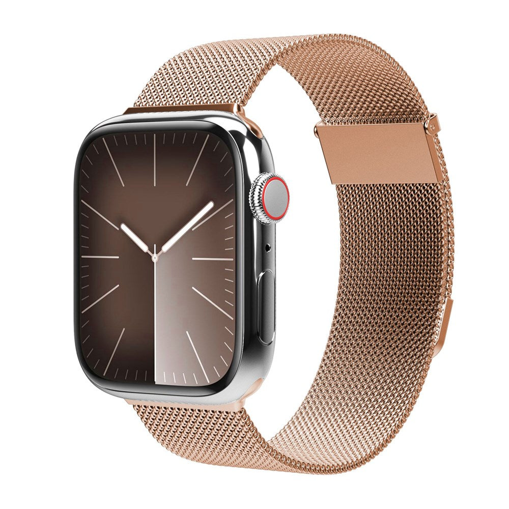 Vonmählen Apple Watch (38/40/SE/41/42mm) Milanese Loop 2 Rustfrit Stål Rem - Rose Gold