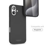 Vonmählen iPhone 16 Like Leather Bagside Cover - MagSafe Kompatibel - Black