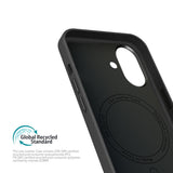 Vonmählen iPhone 16 Like Leather Bagside Cover - MagSafe Kompatibel - Black