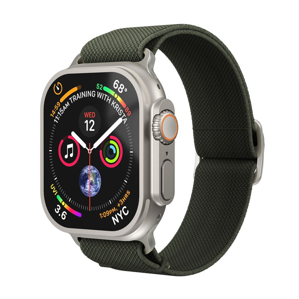 Vonmählen Apple Watch (42/44/SE/45/46/49mm) Classic Nylon Loop Urrem - Olive