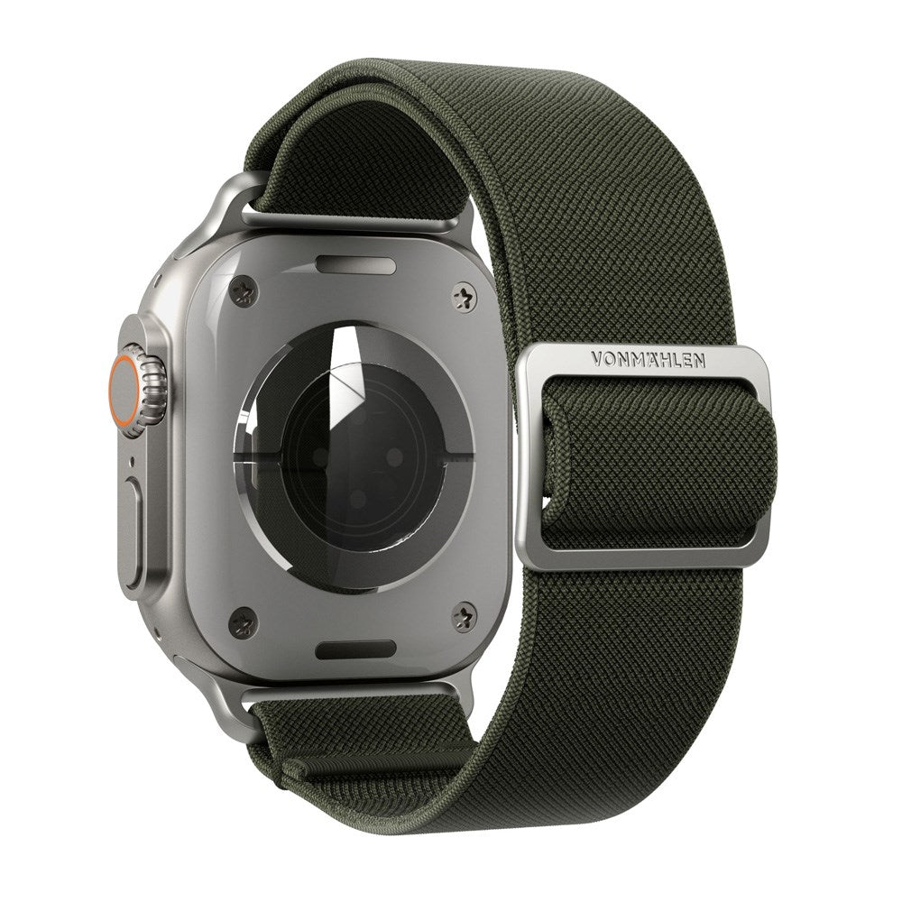 Vonmählen Apple Watch (42/44/SE/45/46/49mm) Classic Nylon Loop Urrem - Olive