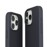 Vonmählen iPhone 16 Pro Eco Silikone Bagside Cover - MagSafe Kompatibel - Navy