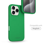 Vonmählen iPhone 16 Pro Eco Silikone Bagside Cover - MagSafe Kompatibel - Green Haven