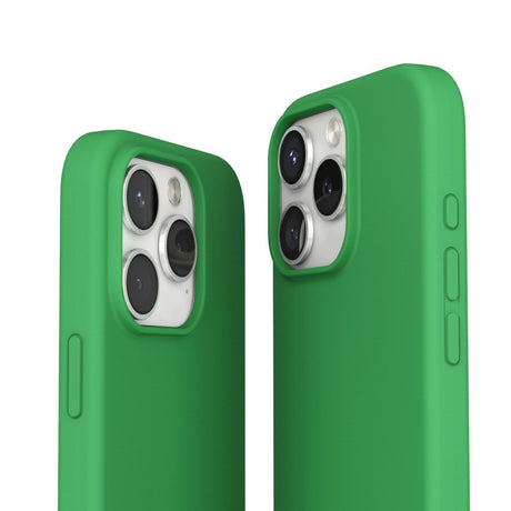 Vonmählen iPhone 16 Pro Eco Silikone Bagside Cover - MagSafe Kompatibel - Green Haven