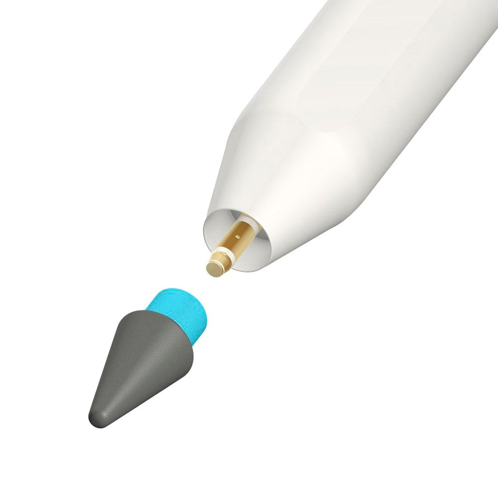 Paperlike - Apple Pencil Spidser til Papirlignende Skærmbeskytter - 4 stk - Grå