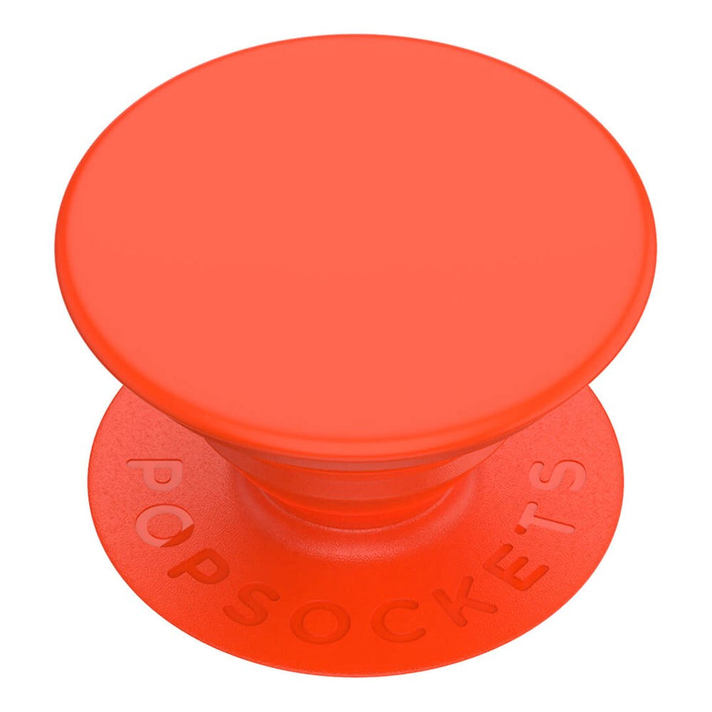 POPSOCKETS PopGrip Neon Electric Orange Aftageligt Greb m. Standerfunktion