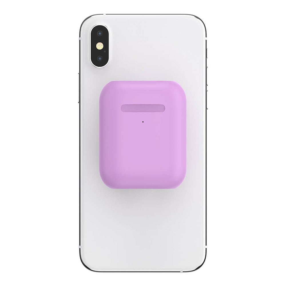 POPSOCKETS AirPods Holder Iris Purple Aftageligt Greb med Case - Lilla