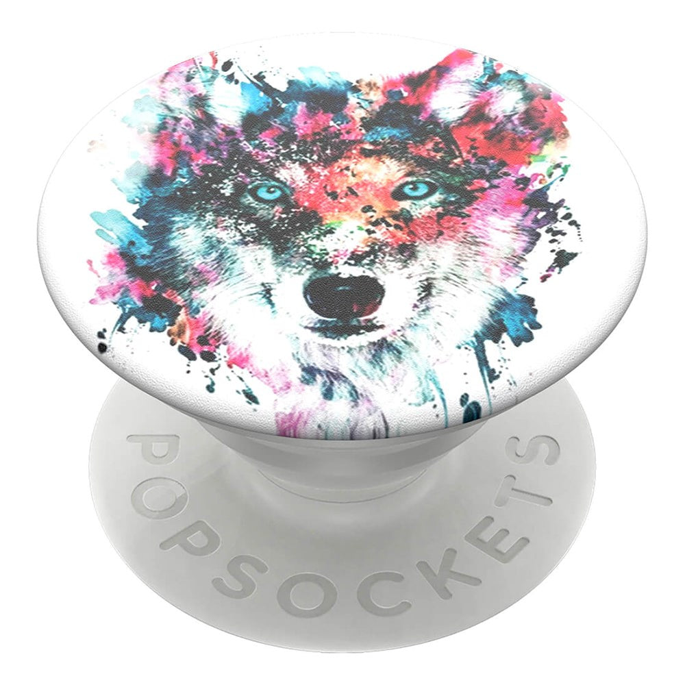 POPSOCKETS PopGrip Wolf Aftageligt Greb m. Standerfunktion