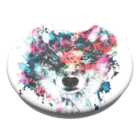 POPSOCKETS PopGrip Wolf Aftageligt Greb m. Standerfunktion