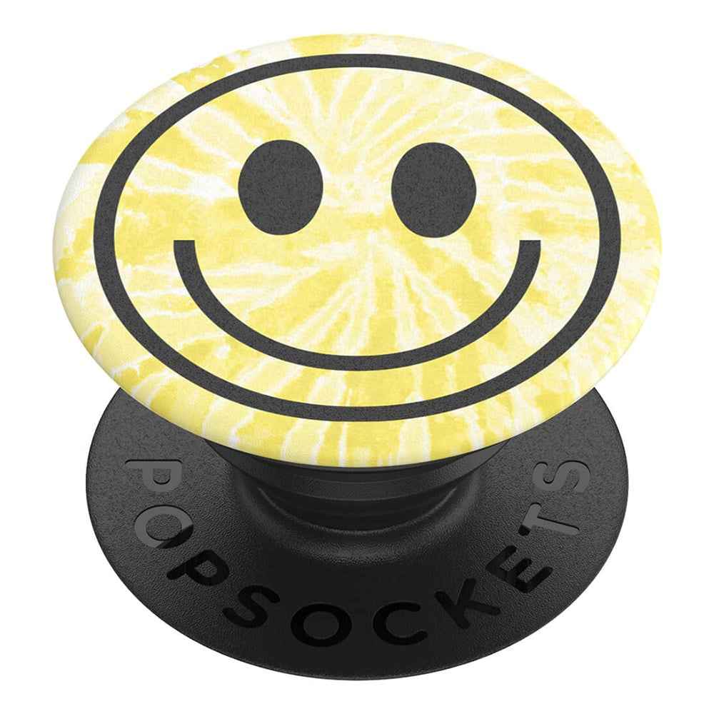 POPSOCKETS PopGrip Tie Dye Smiley Aftageligt Greb m. Standerfunktion