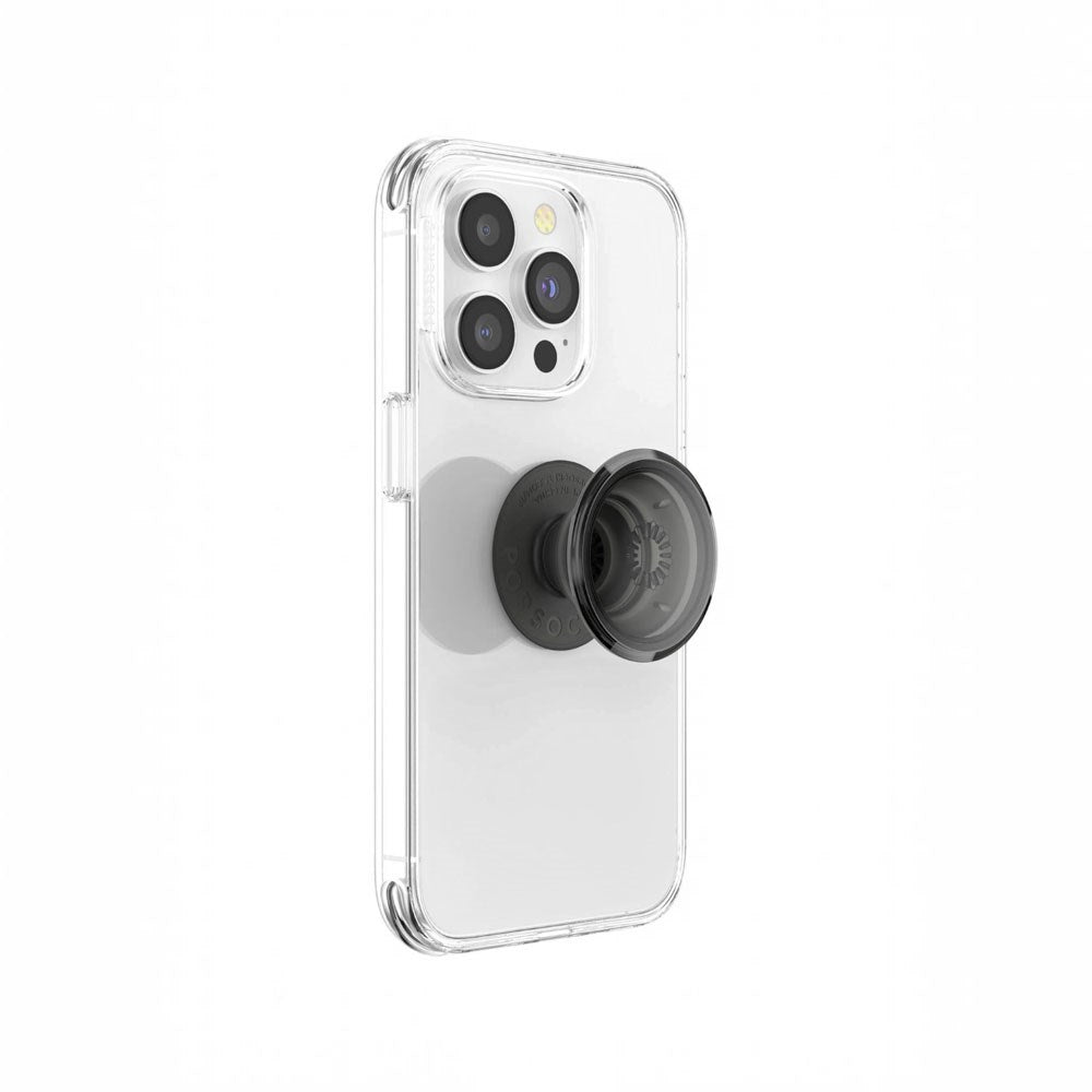 POPSOCKETS PopGrip Aftageligt Greb m. Standerfunktion -Transluscent Black
