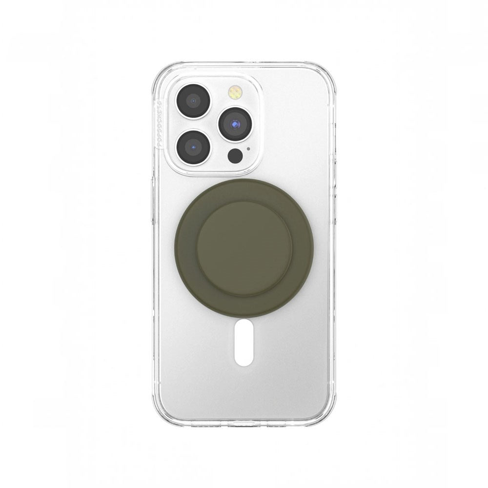 POPSOCKETS PopGrip Fatigue MagSafe - Stander & Greb - Grøn