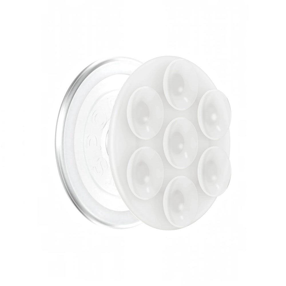 POPSOCKETS Suck-Up Grip Popsocket - MagSafe Kompatibel - Gennemsigtig