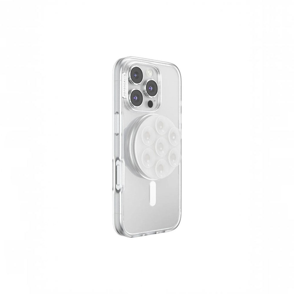 POPSOCKETS Suck-Up Grip Popsocket - MagSafe Kompatibel - Gennemsigtig