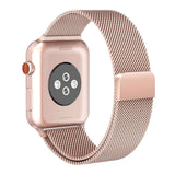 Apple Watch (38/40/SE/41/42mm) Tech-Protect Milanese Stål Rem - Rose Gold