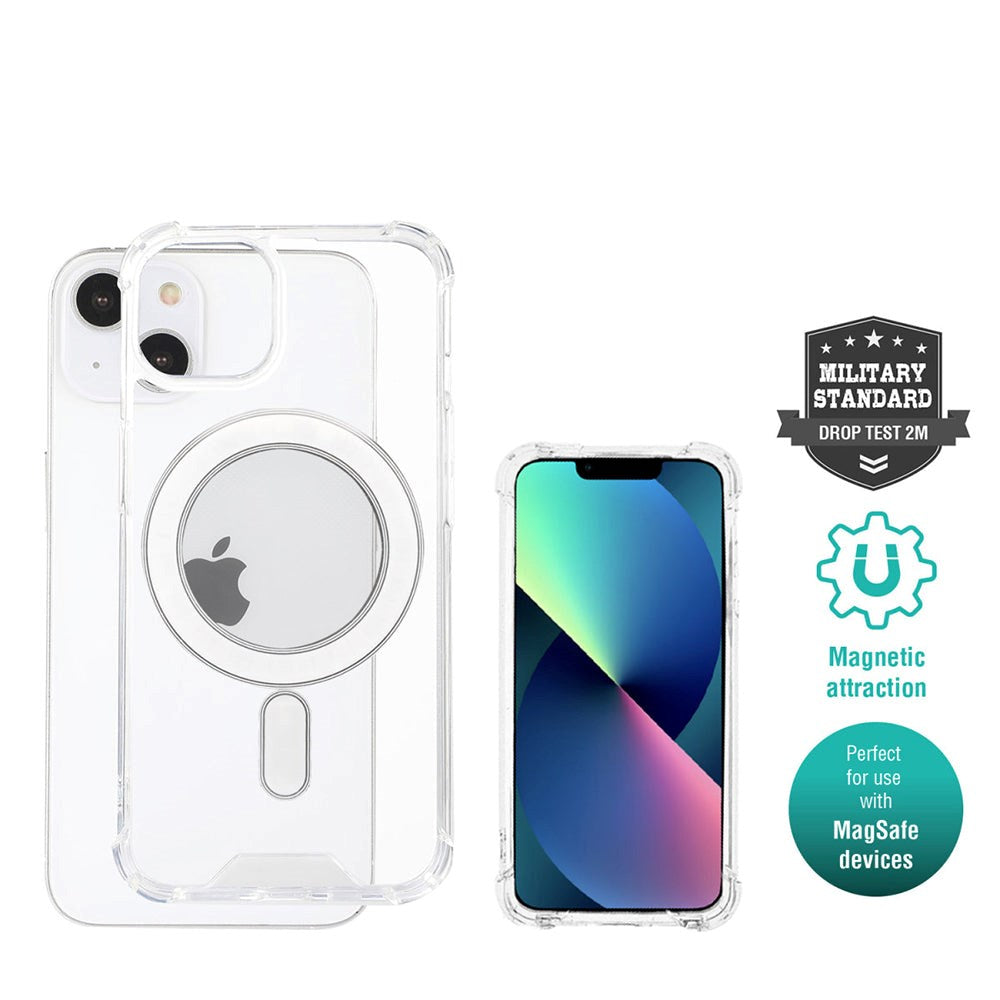 iPhone 14 Plus 4smarts IBIZA UltiMag Case - MagSafe Kompatibel - Gennemsigtig