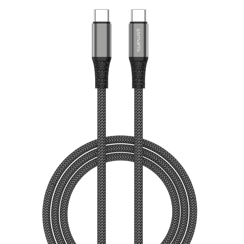 4smarts PremiumCord 100W USB-C til USB-C - 1.5m. - Sort