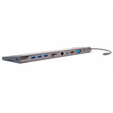 4smarts Universal Tablet / Laptop Stander & 11-i-1 USB-C Hub - Grå