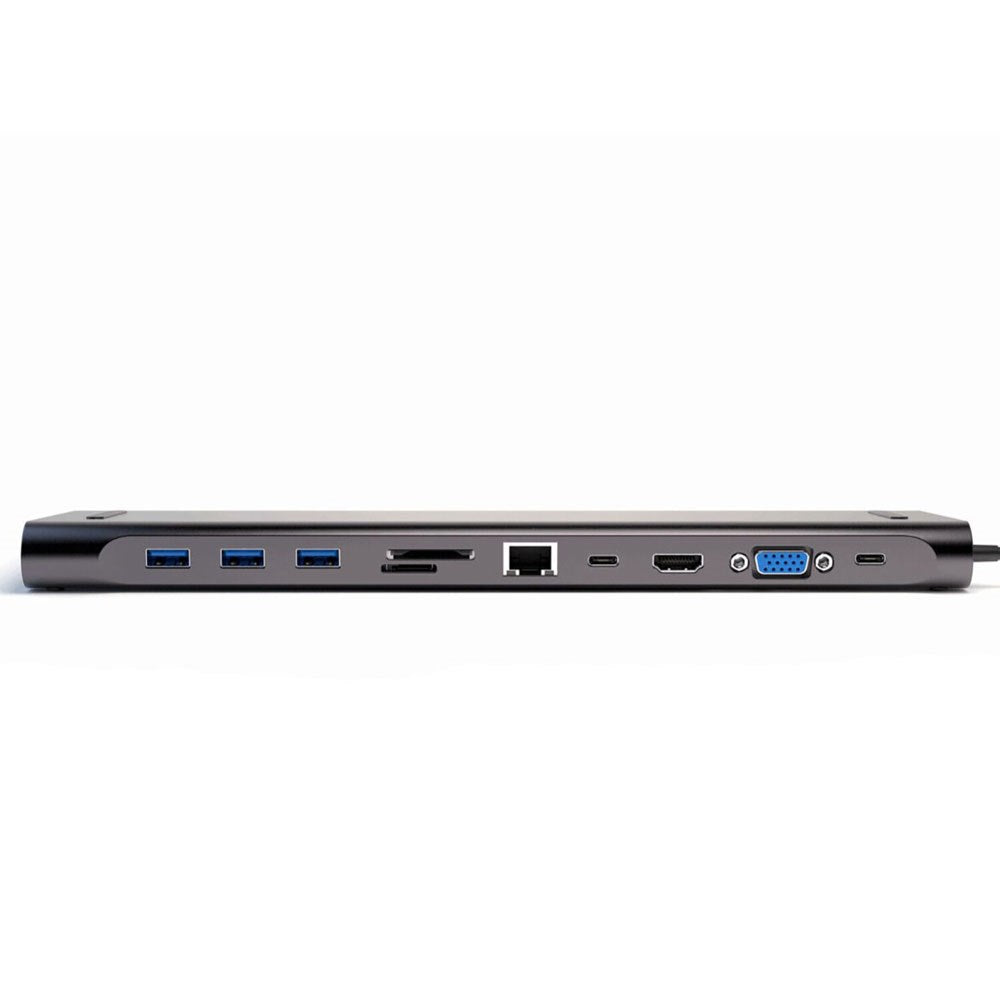 4smarts Universal Tablet / Laptop Stander & 11-i-1 USB-C Hub - Grå