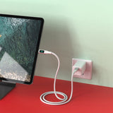 4smarts DigitCord 100W USB-C til USB-C Kabel (PD) - 1.5m. - Hvid