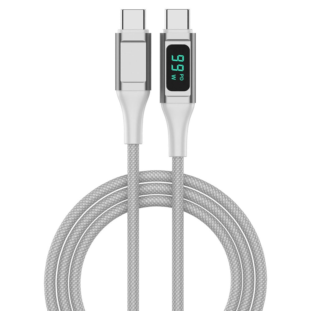 4smarts DigitCord 100W USB-C til USB-C Kabel (PD) - 1.5m. - Hvid