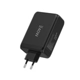 Tech-Protect Vægoplader m. 3x USB-C / 1x USB-A - 240W - Sort