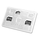 4smarts SIM Card Organiser - Simkort Adapter (Micro Sim + Nano Sim) Hvid