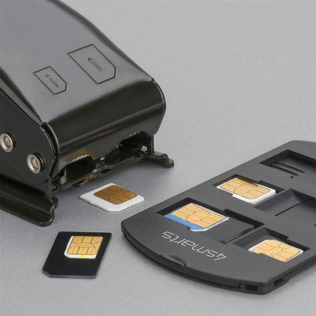4smarts SIM Adapter - 3 stk - Sort