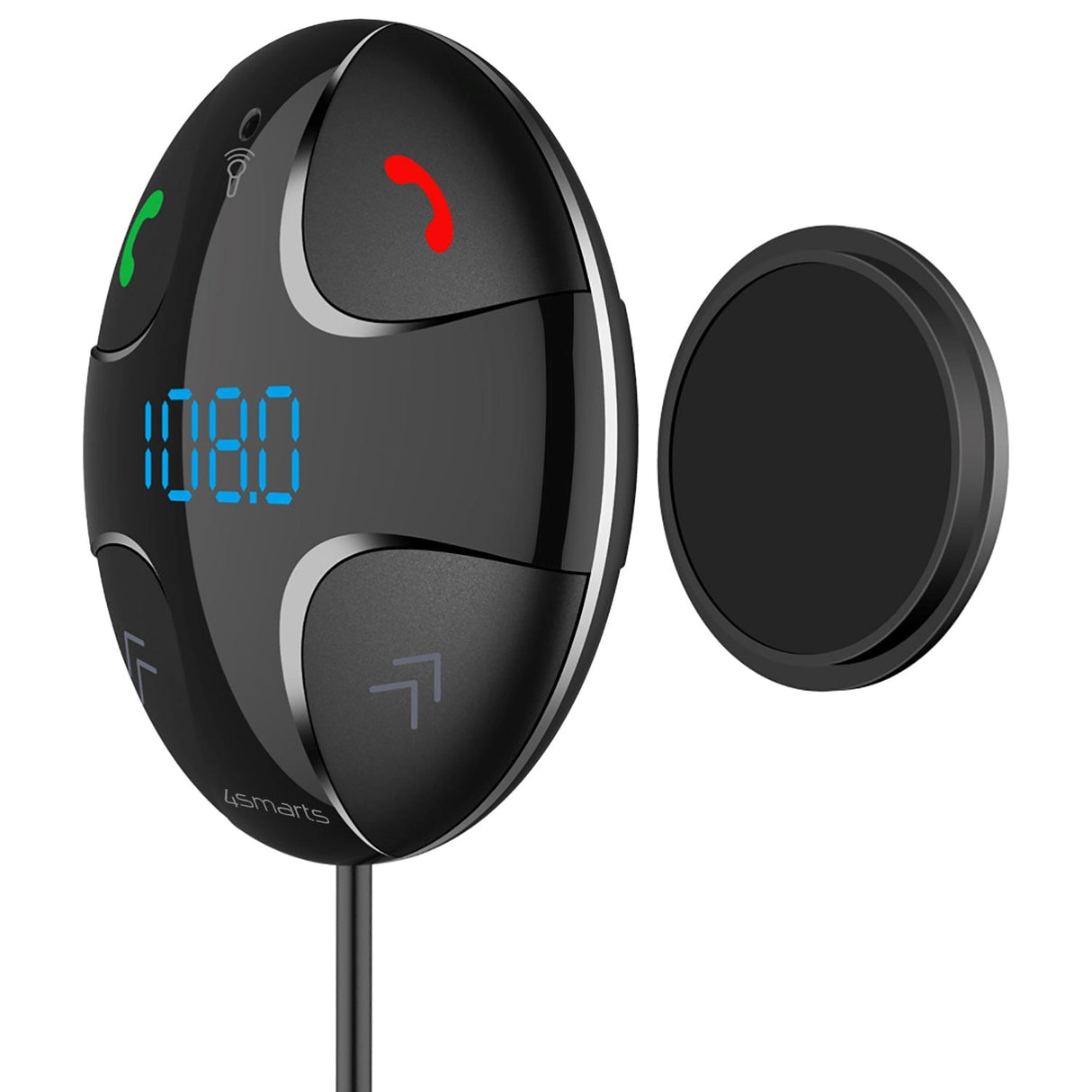 4smarts DashRemote Bluetooth FM Transmitter m. Håndfri Telefoni - Sort