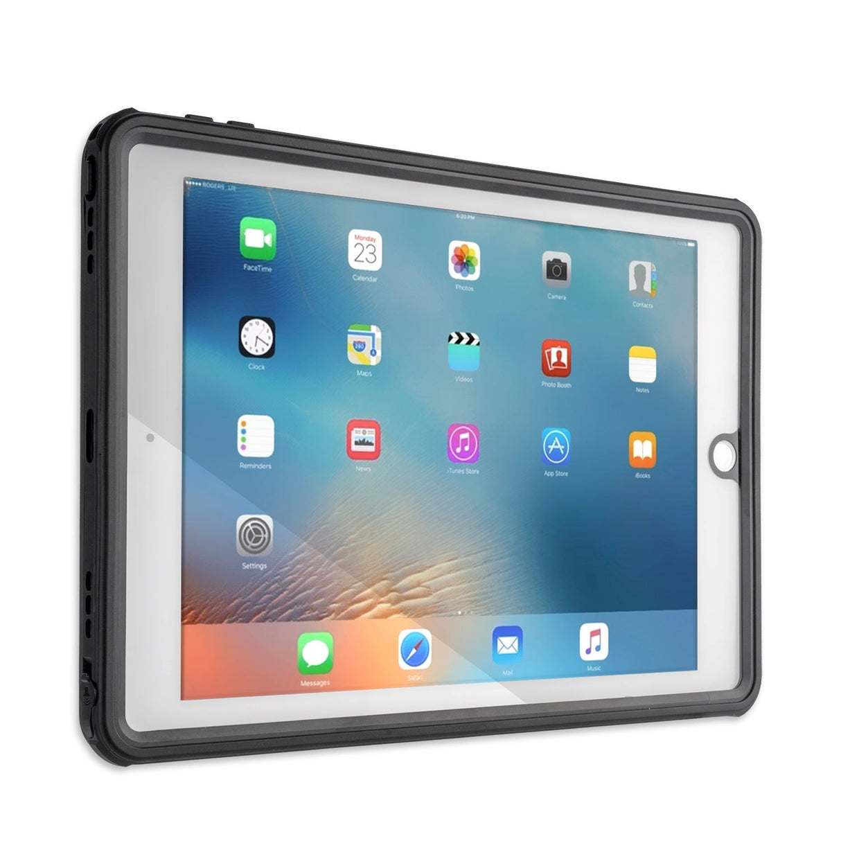 iPad 9.7 (2018 / 2017) 4smarts Rugged Waterproof Case Stark (Vandtæt Cover) - Black