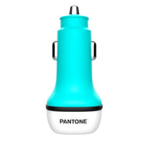 Pantone Biloplader PD 20W med USB-C & USB-A - Turkis