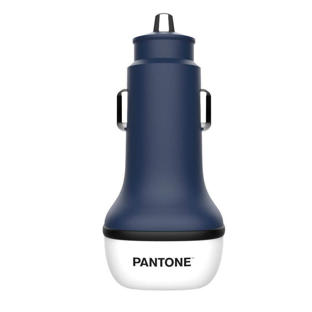 Pantone Biloplader PD 20W med USB-C & USB-A - Navy