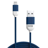 Pantone MFI USB-A til Lightning Kabel 12W - 1.5m - Navy