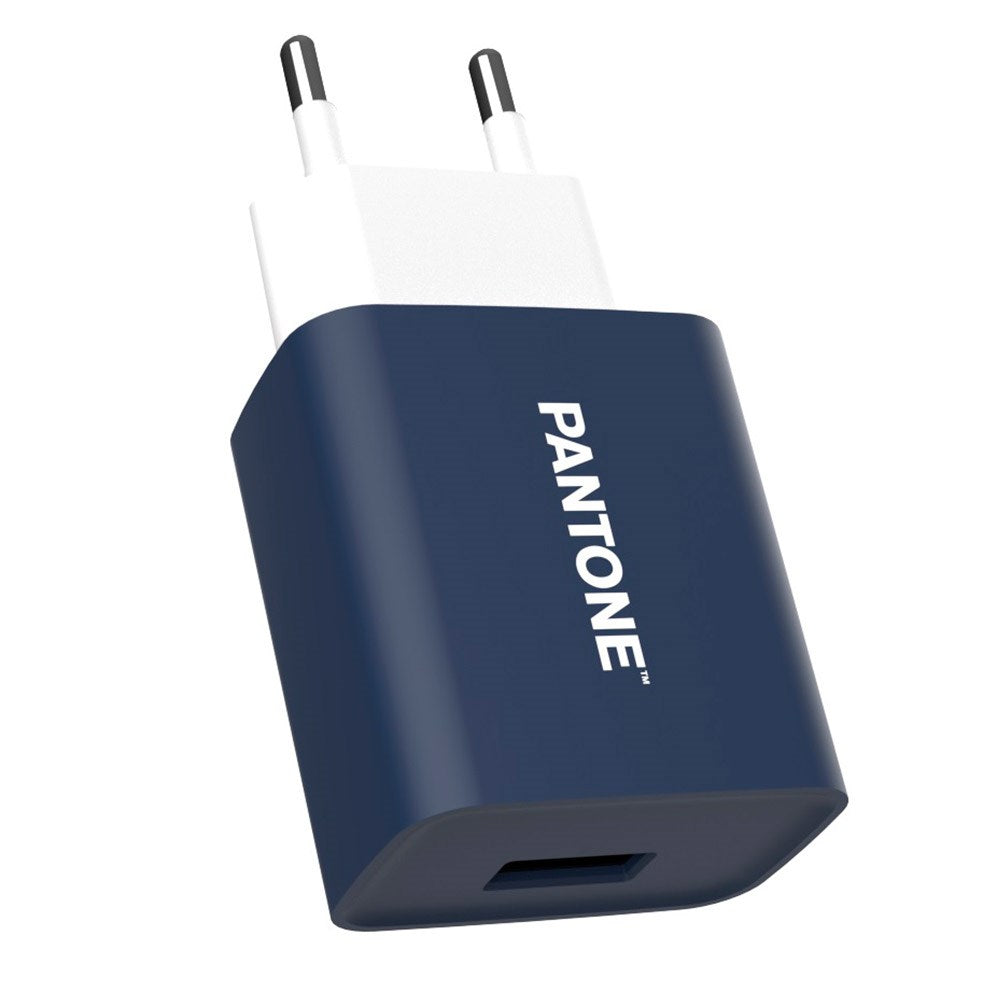 Pantone Vægoplader 10W m. USB-A - Navy