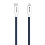 Pantone MFI USB-C til Lightning Kabel 15W - 1.5m - Navy