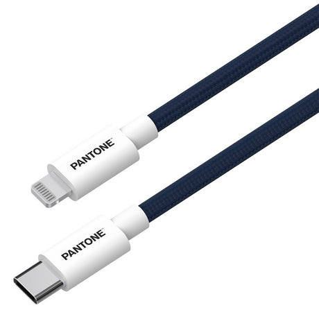 Pantone MFI USB-C til Lightning Kabel 15W - 1.5m - Navy