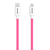 Pantone MFI USB-C til Lightning Kabel 15W - 1.5m - Pink