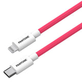 Pantone MFI USB-C til Lightning Kabel 15W - 1.5m - Pink