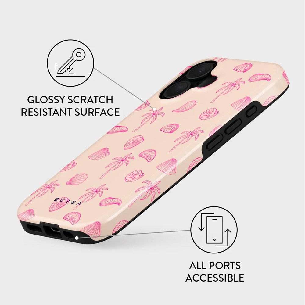 Burga iPhone 16 Tough Fashion Cover - Beach Please