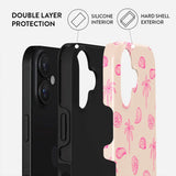 Burga iPhone 16 Plus Tough Fashion Cover - Beach Please