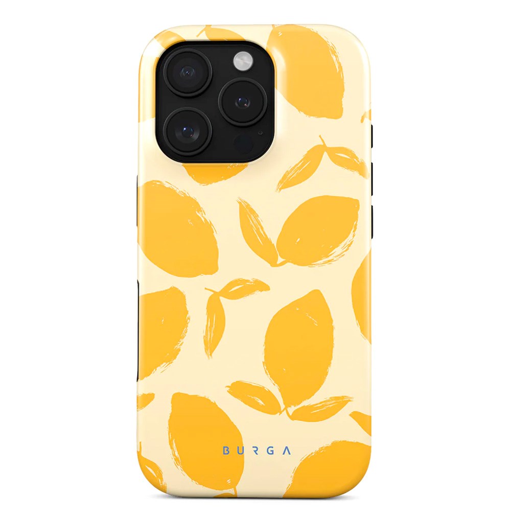 iPhone 16 Pro Burga Tough Fashion Cover - Lemon Tart