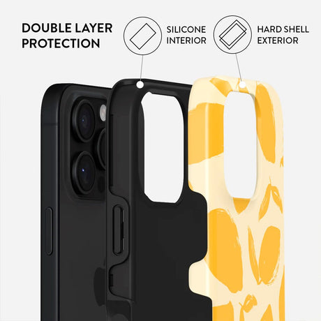 Burga iPhone 16 Pro Max Tough Fashion Cover - Lemon Tart