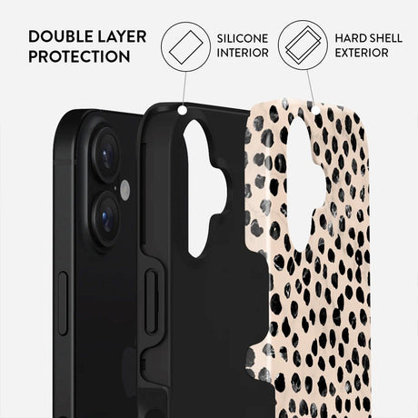 iPhone 16 Burga Tough Fashion Cover - Almond Latte