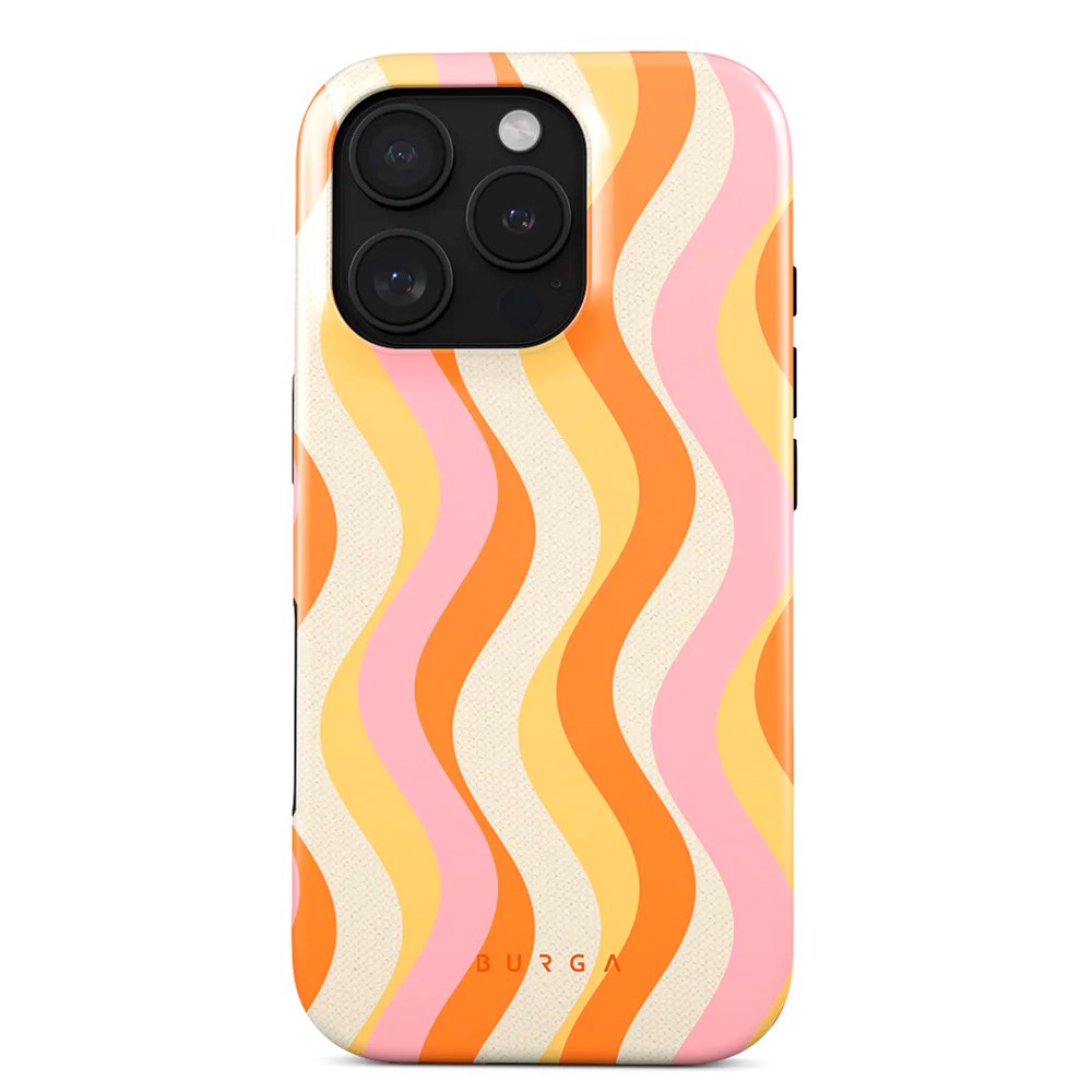 Burga iPhone 16 Pro Max Tough Fashion Cover - Flower Power