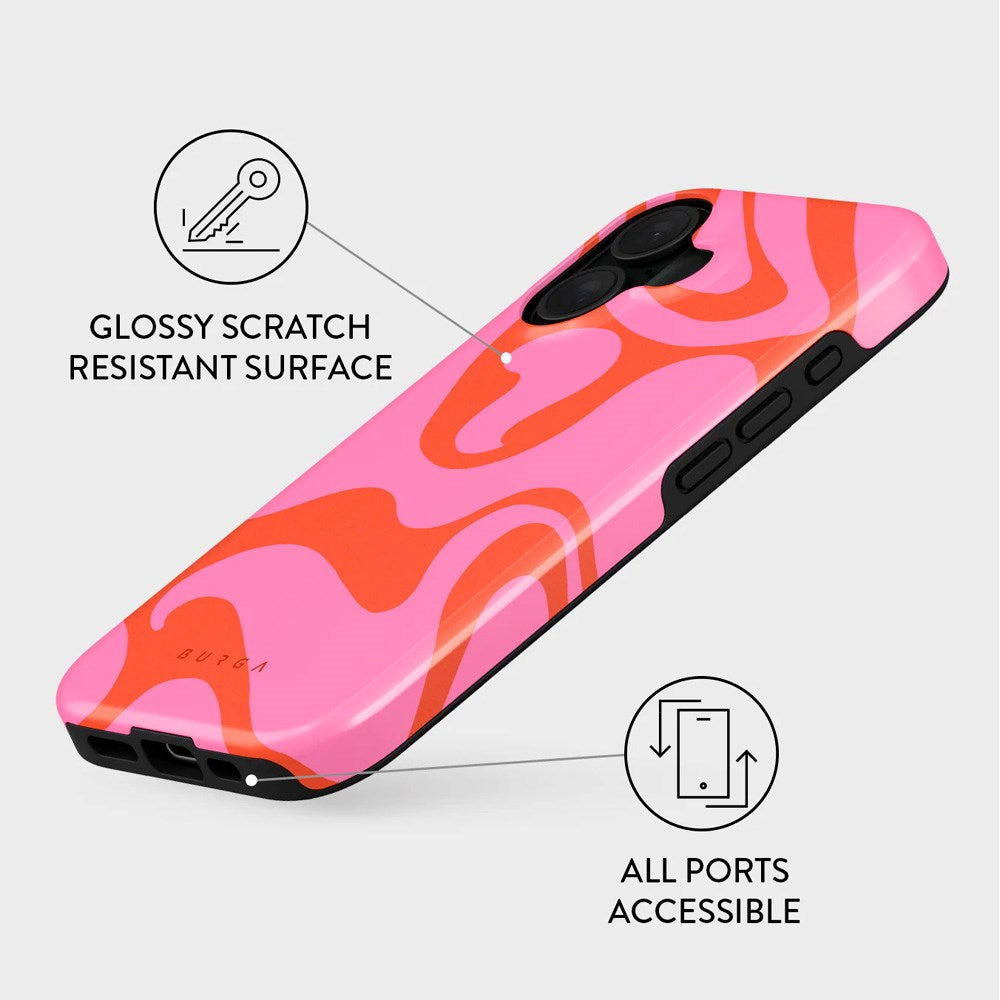 Burga iPhone 16 Tough Fashion Cover - Ride the Wave